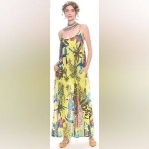 Aratta Wild Knights Maxi Dress In Xl.